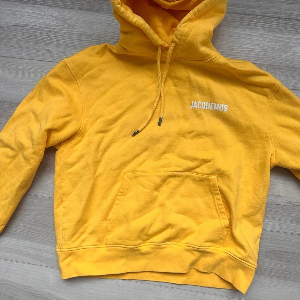 Jacquemus Bright Yellow Men's Hoodie
